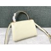 Valentino Garavani One Stud white mini tote bag