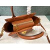 Valentino Garavani One Stud Brown Leather Bag