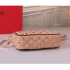 Valentino Garavani Rockstud Spike Beige Box Bag