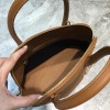 Balenciaga Ville Top Handle Bag Brown/White