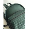 Bottega Veneta green leather backpack