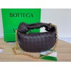 Bottega Veneta Mini Jodie Chain Hobo Brown Woven Bag