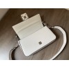 Fendi x Tiffany & Co. Baguette white leather bag