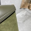 YSL Cassandra Monogram Bag in Box leather and Suede green