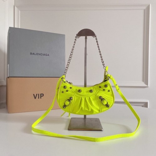 Balenciaga Neon Mini Le Cagole Chain Bag