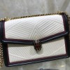 Bvlgari handbag serpenti diamond blast white bag