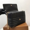 Burberry quilted black leather shoulder bag