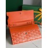 Goyard Varenne Monogram Canvas Orange Wallet