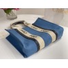 Chloe Medium Woody Tote Blue Bag