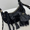 Balenciaga Le Cagole Black Velvet Bag