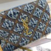 YSL camera denim shoulder bag