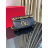 VALENTINO Garavani Vlogo Black Shoulder Bag