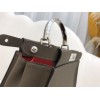 Fendi Peekaboo FF brown leather 23cm