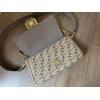 Fendi Gray Baguette 27cm Bag