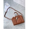 Givenchy Mini Antigona Lock Brown Leather Bag