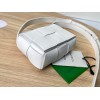Bottega Veneta Mini Cassette White Leather Bag