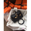 Hermes Kelly Mini Black Leather