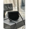 YSL Kaia small suede brown leather bag