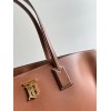 Burberry large brown tote shopping bag
