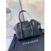 Givenchy Mini Antigona Lock Black Leather Bag