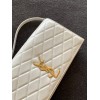 YSL Kate Supple 99 Quilted Lambskin in White