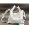 Bottega Veneta White Bowling Cassette bag