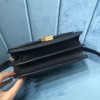 YSL Solfeino black suede shoulder bag