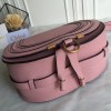 Chloe marcie medium / small pink saddle bag