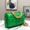Bottega Veneta The Chain Cassette Green Bag