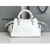 Balenciaga white cagole XS handle bag