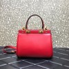 Valen Garavani Small Rock-stud Alcove Red Leather Bag