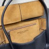 Bottega Veneta Mini intreccio leather top handle bag black