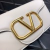 Valentino Garavani small Locò white bag