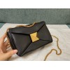 Valentino Garavani One Stud Mini Black Leather Bag