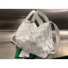 Bottega Veneta White Bowling Cassette bag