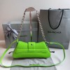 Balenciaga Lindsay green shoulder bag