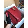 Dolce & Gabbana Small Red Calfskin DG Amore Bag