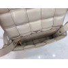 BOTTEGA VENETA PADDED CASSETTE BAG WHITE