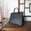 Hermes Birkin Black Epsom Leather 35cm (Silver/ Gold Hardware) Bag