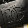 Dolce & Gabbana Beatrice DG black leather tote bag