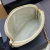 YSL Gaby white quilted-leather cross-body bag