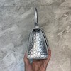 Balenciaga mini hourglass crocodile effect silver 19cm