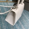 BALENCIAGA HOURGLASS XS/S TOP HANDLE BAG White