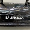 Balenciaga Croc Round Top Handle Bag