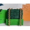 Bottega Veneta THE CHAIN CASSETTE Green Velvet