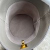Celine 16 small smooth calfskin gray bucket bag
