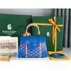 Goyard Saigon Structure Blue Bag