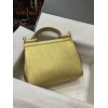 DOLCE & GABBANA Small Golden Dauphine Sicily Bag