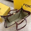 Fendi FF Peekaboo X-tote bag in yellow 41cm