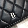 Balenciaga shoulder tote bag in black - silver hardware 25cm